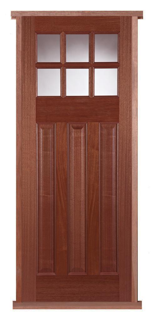 Pattern 664 Hardwood Pre-hung Door Set